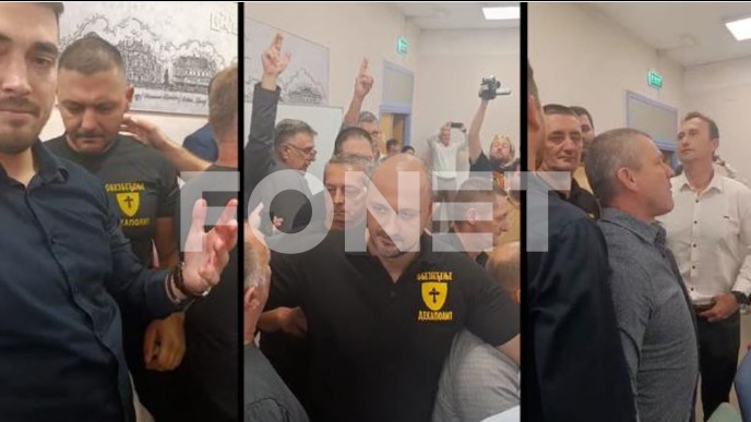 Burno u Skupštini Valjeva